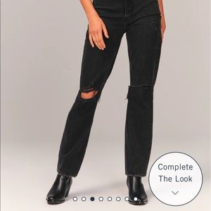 Abercrombie Ultra High Rise 90s Straight Jean